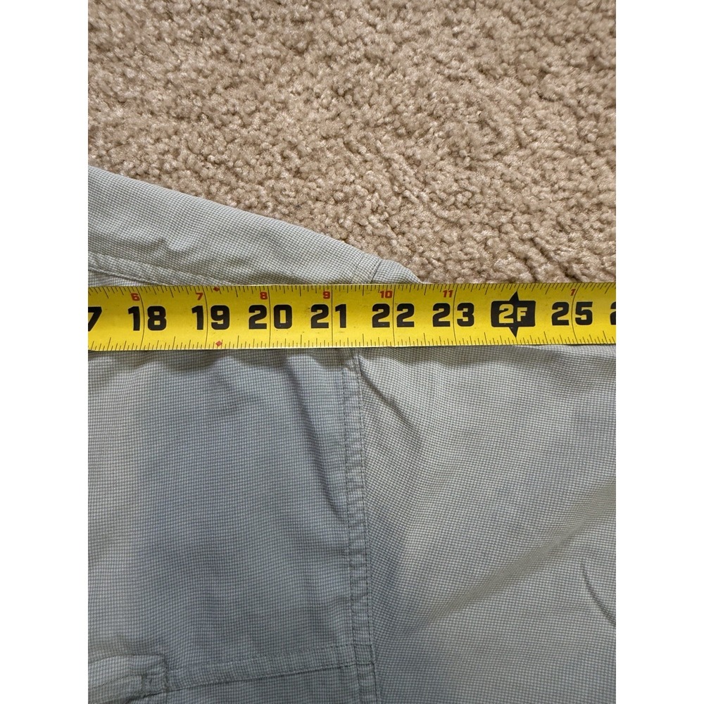 North Face Short Sleeve Vented Fishing Shirt Size X-Large Seafoam‎ Green/Gray - Picture 5 of 9
